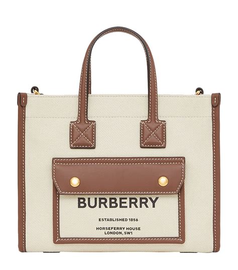 burberry canvas tote bag|burberry mini horseferry canvas tote.